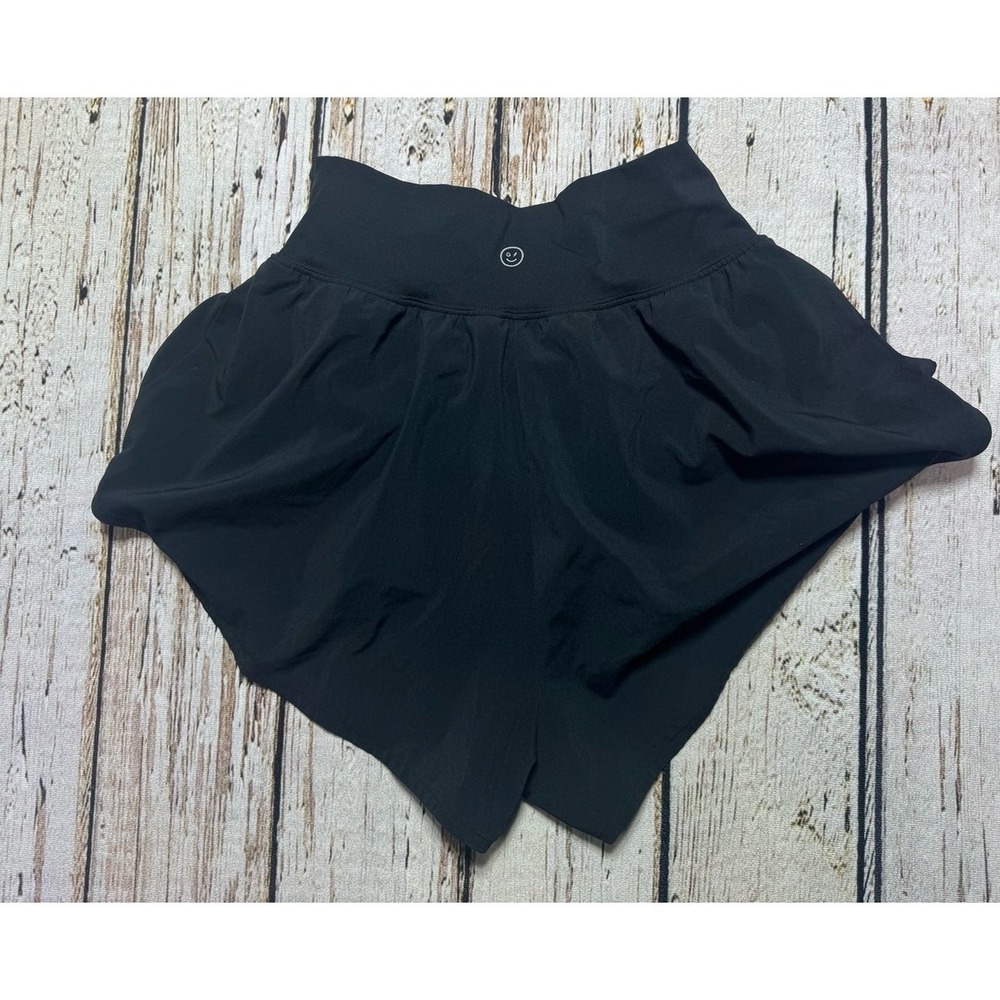 Gilly Hicks‎ black flowy lined cross front shorts XXS - Picture 2 of 6